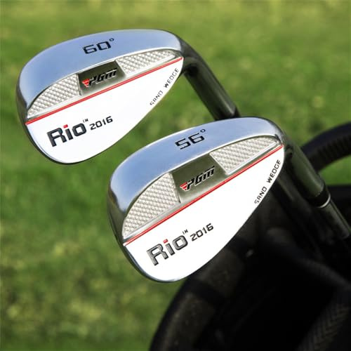 Golf Sand Wedge 56/60 Degree Club Wedge avec Arbre en Acier Chipper Clubs pour Adultes Hommes Femmes Contrôle de Distance Facile Sports et Plein air