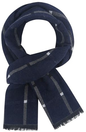 DiaryLook Herren Herbst Baumwolle kariert Schal-Winter Frühling Herbst Jungen Warm Lange Scarf mit Luxuriöse
