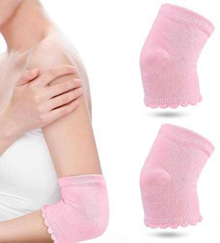 KIRZAX Coppia di bendaggio per gomito del tennista, bendaggio del gomito, bendaggio di sostegno per gomito del tennista e del golfista, calzino di rottura del piede a doppio uso, bendaggio regolabile