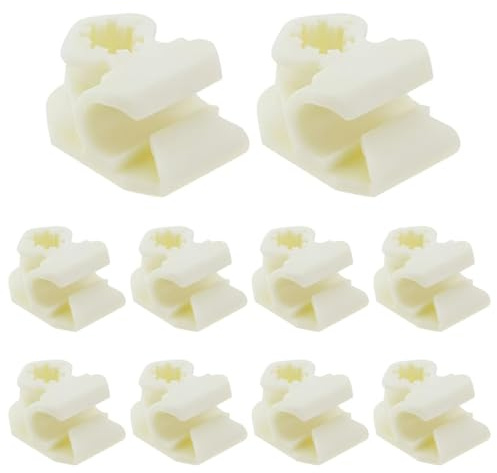 DIFLAX 10 Stück Bremsschlauch Clip, Bremsleitungshalter, Bremsleitung Befestigungen, Bremsleitung Verbinder, Bremsleitung Halterung, Für Auto, Stabil, Langlebig, Zur Befestigung von Bremsleitungen