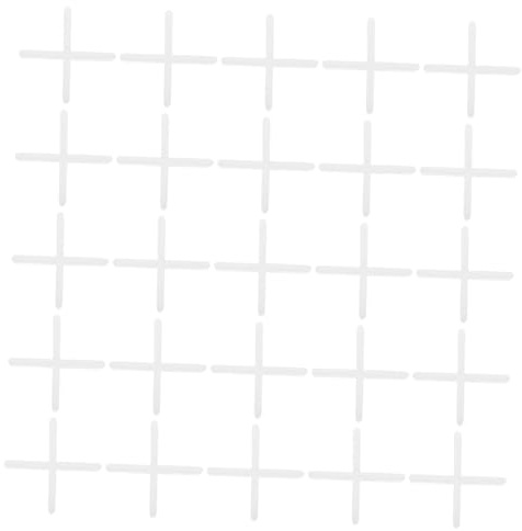 KONTONTY 500 Piezas de Azulejos Plásticos Reutilizables para Pared y Suelo Clips Niveladores Cruzados para Colocación Precisa y Uniforme Proyectos Cerámicos