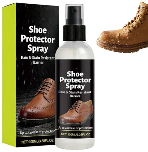 Shoe Protector Spray,Waterproof Spray for Shoes,Waterproof & Stain-Resistant Spray for Trainers,Sneakers,Leather,Shoes & Boots,Long-Lasting Suede Protector Spray for Leather,Canvas & Fabric Footwear