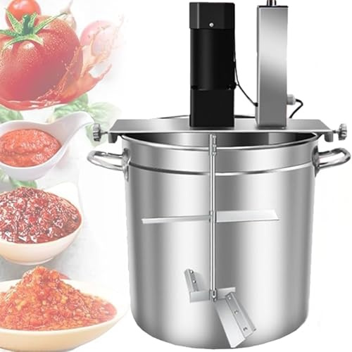 RETRIN Batidora Automática Multiusos, Mezcladora de Alimentos Eléctrica, Raspador Mezclador, para Ollas Calientes, Condimentos, Sopas, Mermeladas y Todo Tipo de Preparaciones Culinarias 40L