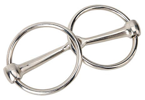 Yechiry Broca de Filete, Suministro Ecuestre de Boca Articulada Hueca, Cómoda Broca de Entrenamiento para Caballos con Exquisita Artesanía, Ideal para el Control de Caballos