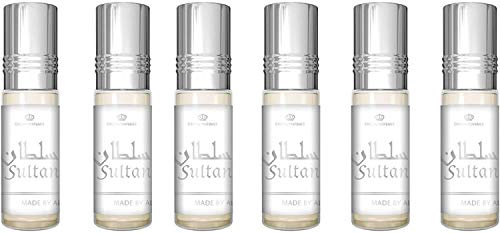 Business Square Packung 6 Moschus Parfüm Al Rehab Sultan 6ml 100% Öl