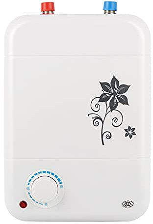 GaoYunQin Mini Électrique Eau du Réservoir Chauffe-Eau, avec Chauffage Rapide Température Réglable pour L'instant Eau Chaude sous L'évier de Cuisine 1000 W