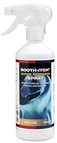 Equine America Sooth Itch Spray Horse Soothing Skin Itch Spray 500ml. Perfect For Horses And Ponies. Perfect For Dry Skin & Scabs. Contains Natural Ingredients Including Lavender, Tea Tree & Chamomile