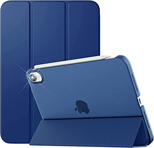 PROTech Case for iPad Mini 7 A17 Pro, Mini 6 (8.3 Inch, 7/6th Generation, 2024/21 Release), Slim Stand Hard Back Shell Protective Smart Cover Case (Blue)