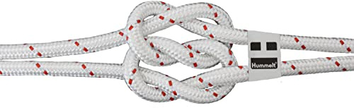 Hummelt Schot Seil Polyesterseil 8mm 25m weiß/rot