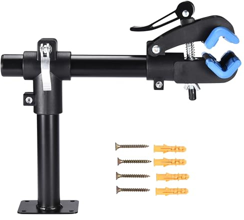 PRO BIKE TOOL Supporto di montaggio per bicicletta, altezza regolabile, girevole a 360°, design salvaspazio per la riparazione e la conservazione di biciclette, supporto di riparazione eBike