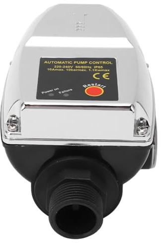 Wasserpumpen-Controller, Elektronischer Druckschalter-Controller, Automatisches Wasserdichtes ABS-Gehäuse für Zuhause (220V-240V)