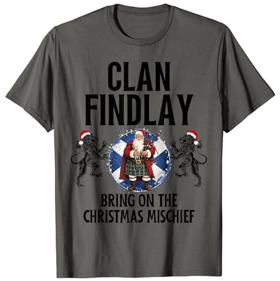 Findlay Clan Christmas Scottish Family Name Party T-Shirt