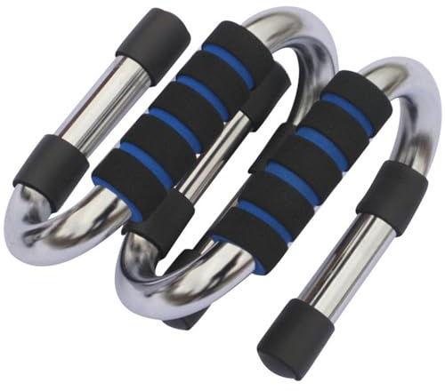 Lizbin Barre de pompes, barres de pompes en forme de S, poignées de pompes, supports de pompes, planche de support de pompes, support de fitness antidérapant pour homme et femme, équipement