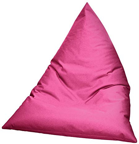 Epsilon Pouf Rectangulaire Rose Géant XXL d’Intérieur et Extérieur-Pouf berlingo 140 * 110cm-Pouf Waterproof et Anti UV-Pouf dehoussable et Lavable- Pouf à Bille pour Piscine et Jardin