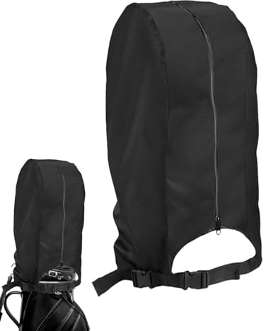 Golf Bag Regenschutz Golftaschen Abdeckung wasserdichte Golftaschen Regenhülle Golftaschen Haube Golfschutz Zubehör Für Tourtaschen Golftaschen Tragewagen Standtaschen 20×50×33cm