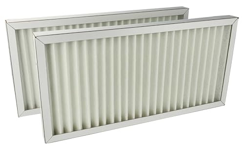vhbw 2x Luftfilter M5 kompatibel mit Stiebel-Eltron LWZ 8 CS Premium | LWZ 8 S Trend Lüfter, Badlüfter, Ventilator, Lüftungsgerät (2x Feinstaubfilter)