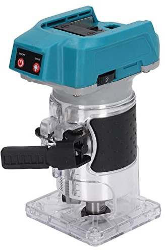 Router di Legno, Router di Legno Senza Spazzole Rifilatura Al Litio Macchina per Intaglio Router Senza Fili Router per la Lavorazione del Legno Batteria 18 V Tagliabordi