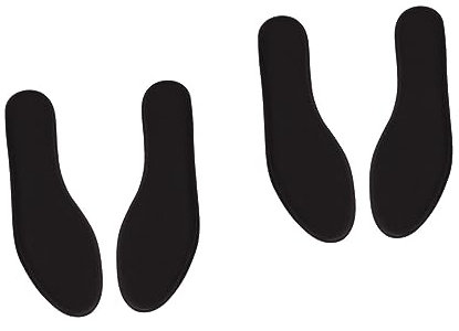 Beaupretty 2 Paar Sport Einlegesohlen materiol spülschwamm fußbett schwammtuch shoe insole Schuhmatte Fußpflege Schuhkissen Stiefeleinlagen Einlegesohlen für die Fußpflege Schuhpolster Black