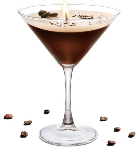 Espresso Martini, Martini Candle Unique Gifts for Women, Enjoy Your Espresso Martini Decor, The Ideal Espresso Martini Gift, Coffee Candle, Unique Gift for Scented Candles Enthusiasts
