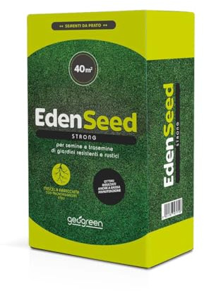 GEOGREEN EDEN SEED STRONG miscela sementi – semi da prato, tappeto erboso naturale – per ogni terreno e clima – bassa manutenzione – prato rustico e resistente