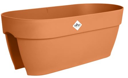 elho Vibia Campana Flower Bridge 60cm Pflanztöpfe - Terra | L 59 x B 26 x H 22 cm | 100 % recycelter Kunststoff