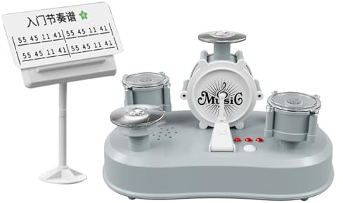 Trommel-Set, Trommel-Set, kleine Trommeln, pädagogische Schlagzeuge, Soundeffekte, Mini-Musikinstrumente, Desktop-Gadgets für Kinder Erwachsene