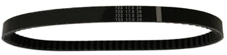 AKMAGUMLPZ Motorrad Getriebe Riemen 723 17,5 28 Für 139QMB Für 1P39QMB Für 147QMD Für GY6 50 60 80 Motor Antriebsriemen Zahnriemen