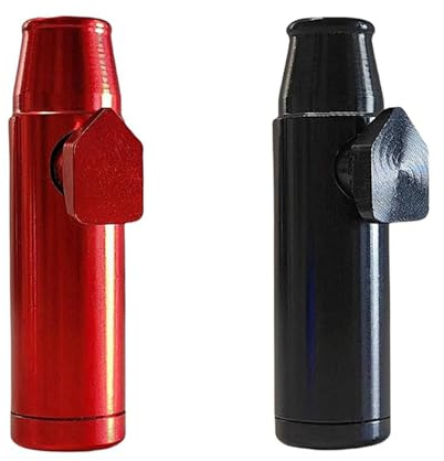 Kexitanlina 2 PCS Leak-Proof Bottle Portable Kitchen Spice Bottles | Metal Small Powder Container | Metal Vials Bottle for Spice Powder