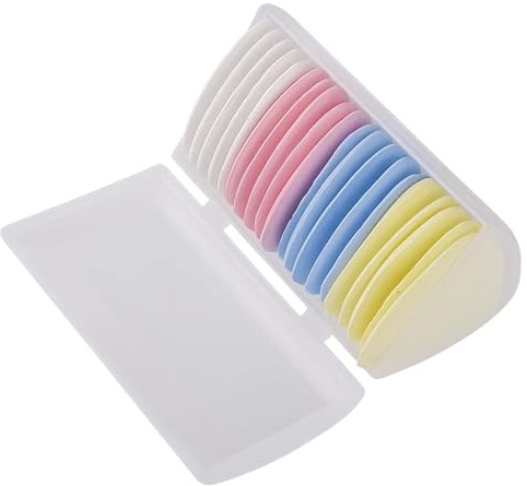 20PCS Sewing Chalk for Marking Fabric, Colorful Tailors Dressmakers Chalk, Triangular Tailor's, for Marking, Fabric, Sewing and Crafting(Pink Yellow Blue and White)
