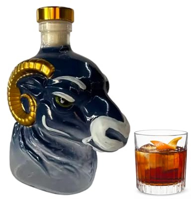 SVCEQZE Decantadores Para Alcohol | Botella De Vacía En Forma De Oveja Divertida,Decantador de Vodka Oveja Botellas de Licor Vacías | para Vodka Tequila Vino Brandy Cóctel Decoración Hogar Hombres