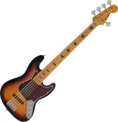 Rocktile Pro JBS50-SB E-Bass Sunburst, Allgemein, Modell: JBS50-SB | Serie: Rocktile Pro, Gewicht: 4, 24 kg, Anzahl Saiten: 5, Orientierung: Rechtshänder, Korpus, Korpusform: JB-Style, Hals