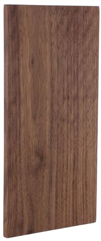 ANDRESLAD Panneau en Bois de Noyer Massif 30x15x1 Cm – Planche Artisanale pour Bricolage, Décoration Murale et Gravure – Feuille Épaisse en Bois Brut Naturel pour Aménagement Intérieur