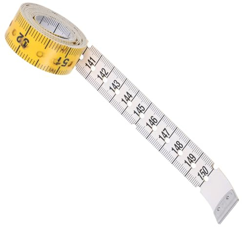 MAGICLULU Cinta Métrica Braille Táctil para Personas Ciegas, Regla Flexible y Suave de 1,5 Metros, Herramienta Portátil para Sastre y Costura, Ayuda para Medición Precisa y Aprendizaje