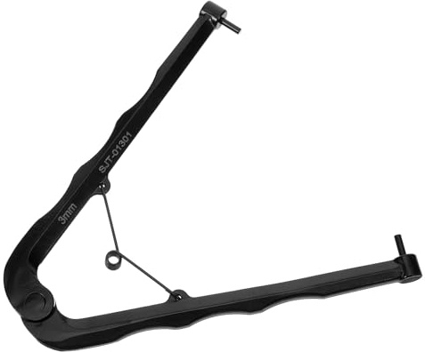 Beavorty Clé à Molette Réglable Double Ergot 3 Mm en Acier Trempé pour Meuleuses D’angle, Outil de Réparation Manuel Polyvalent, Compatible Écrous Ronds et Supports, Usage Professionnel