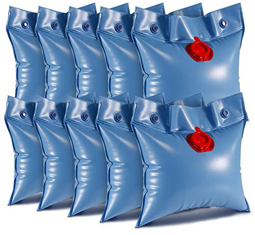 Paradies Pool Beschwerungssack 10er Set Wassersack für Abdeckplane Winter
