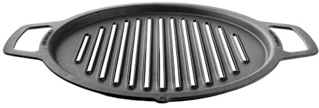Solo Stove Gusseisen-Grillrost für Feuerschale Bonfire und Yukon | Grillplatte für Feuerstelle, Umbau von Feuerstelle zu Grill, Zubehör für Outdoor Feuerschale, Kochoberfläche: Ø 45 cm, 7,7 kg
