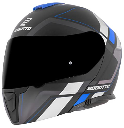 Bogotto FF403 Murata Klapphelm, blau/schwarz, S (55/56)