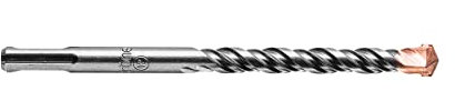 GRÖNE SDS Plus Betonbohrer – Bohrer – Hammerbohrer - Vierkant - Für Stahlbeton, Glattbeton, Mauerwerk - Bequemes Arbeiten - Standardspitze - 400x18mm