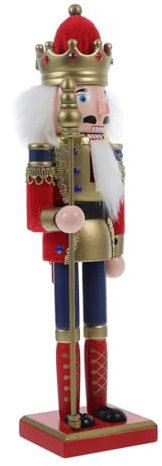 TOPBATHY Casse-Noisette de Collection Figurines de Soldats pour Décorations de Table Petite Statue Bois