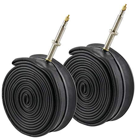 Diheohg 2 Pack 700X35-43C das Rennrad Innen Rohre Presta Ventil für die RennräDer, 80 Mm