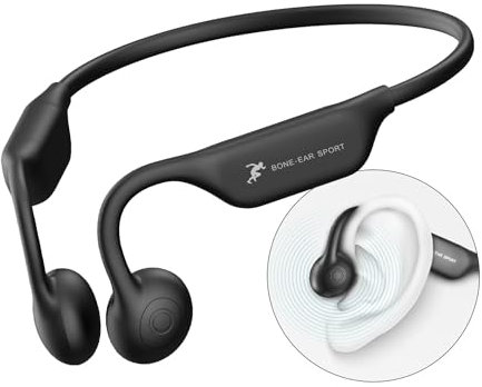 Bone Conduction Headphones Bluetooth 5.4 Open Ear Running Headphones with Mic 10H Playtime Wireless Running Earphones, IPX5 Waterproof Headphone Open Run Sport Earbuds for Workout,Cycling, Gym,Walking
