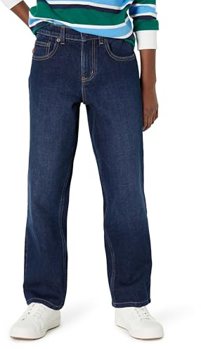 Amazon Essentials Boys' Medium Stretch Loose-Fit Baggy Jeans