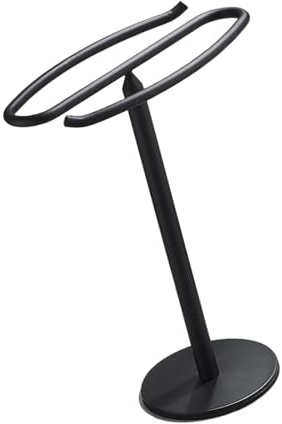 Acciaio inossidabile Portasciugamani Portasciugamani da banco Portatile Stand Elegante Orologio Stand Semplice Gioielli Supporto Durevole Elegante Orologio