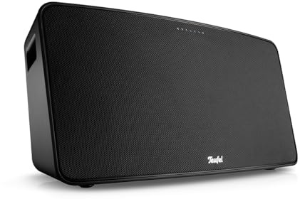 Teufel Motiv® XL Enceinte Intelligente avec Wi-FI - Enceinte Bluetooth Portable sans Fil, Airplay 2, Chromecast, 210 Watts HiFi Enceinte multiroom puissante, Radio Internet, All in One Speaker (Noir)