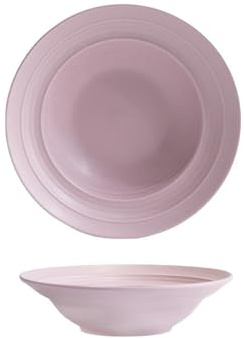 Piatti in ceramica freschi e carini per la casa squisiti stoviglie ad alta temperatura - 20,3 cm profondo piatto fondo - viola