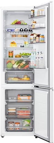 LG GBBS322BSW Fit&Max Kühl-/Gefrierkombination (375 L, Energieklasse B) vollintegrierbar oder freistehend mit maximaler FRESHConverter+, DoorCooling+, LinearCooling, Total No Frost, Weiß
