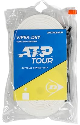Dunlop Viper Dry Griffband – Offizielles Tennis Overgrip der ATP Tour