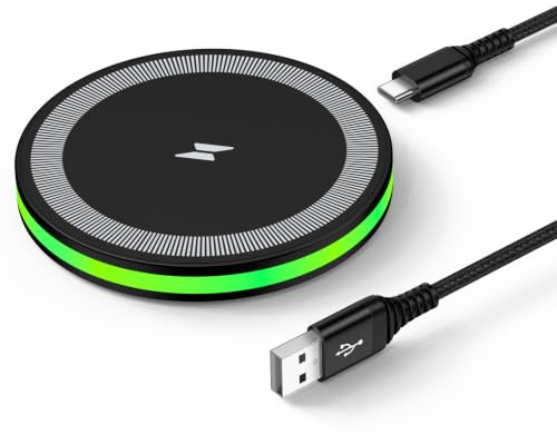 Cargador inalámbrico, Base de Carga rápida inalámbrica de 15 W