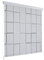 vidaXL Duschrollo 160x240cm Quadratmuster Duschvorhang Badewannenvorhang Rollo
