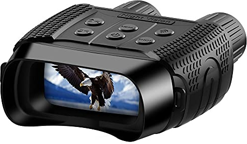 Prismáticos Levenhuk Halo 13x Wi-Fi Compactos Portátiles Digitales De Visión Nocturna con Pantalla LCD, Función De Grabación De Fotos y Vídeos
